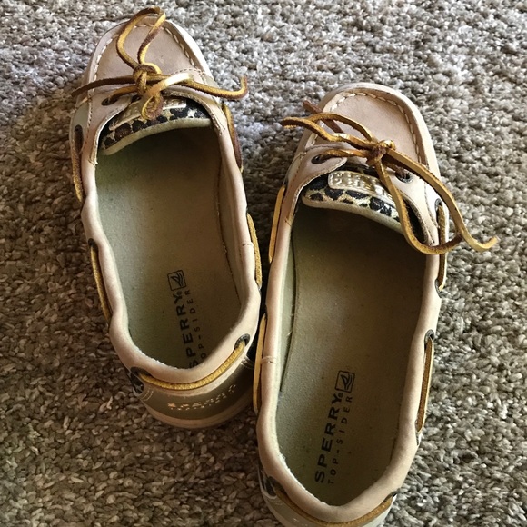 SPERRY Top-Sider Angelfish Leopard Boat Shoes - Picture 2 of 5